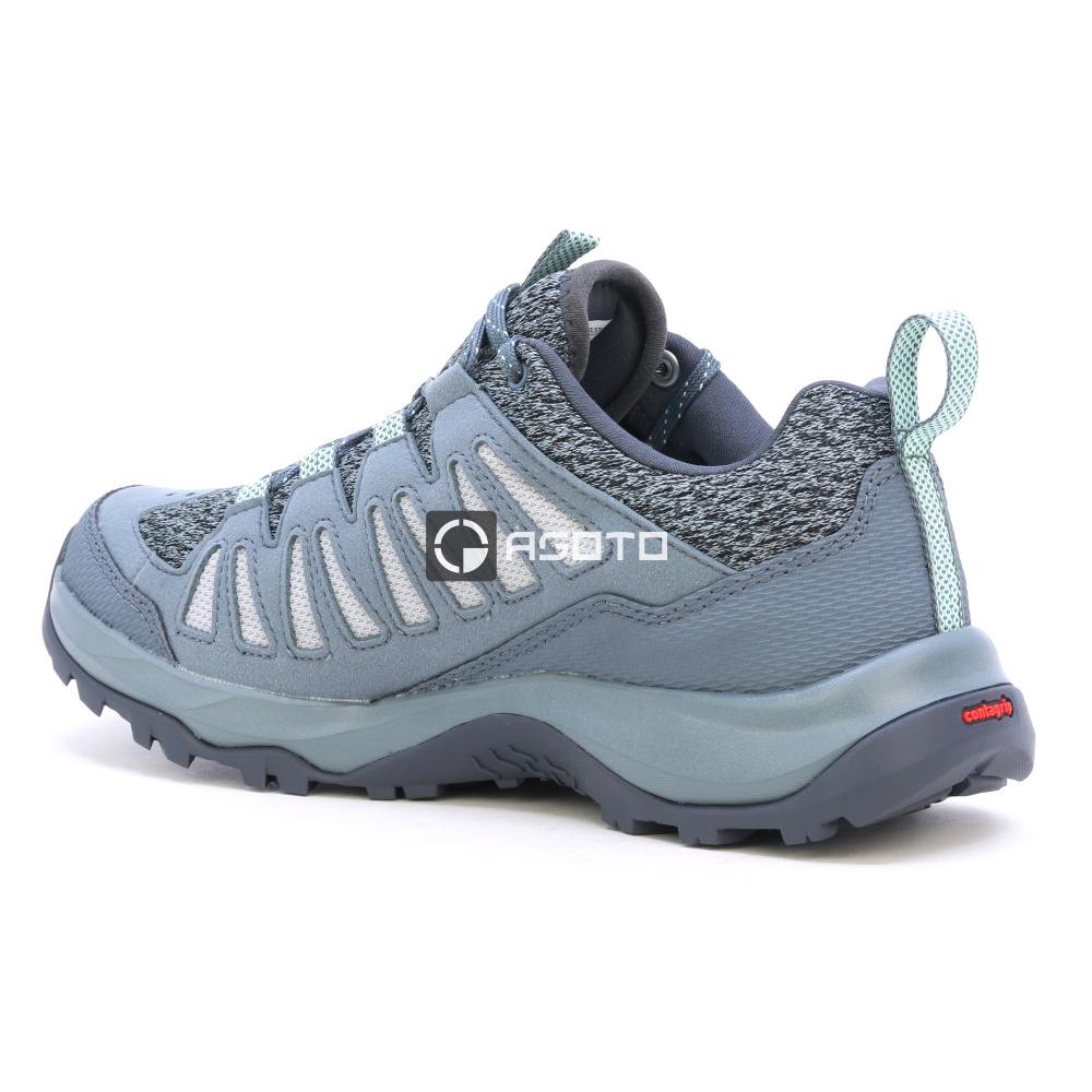 részlet SALOMON Eos Aero W Stormy trekking cipők