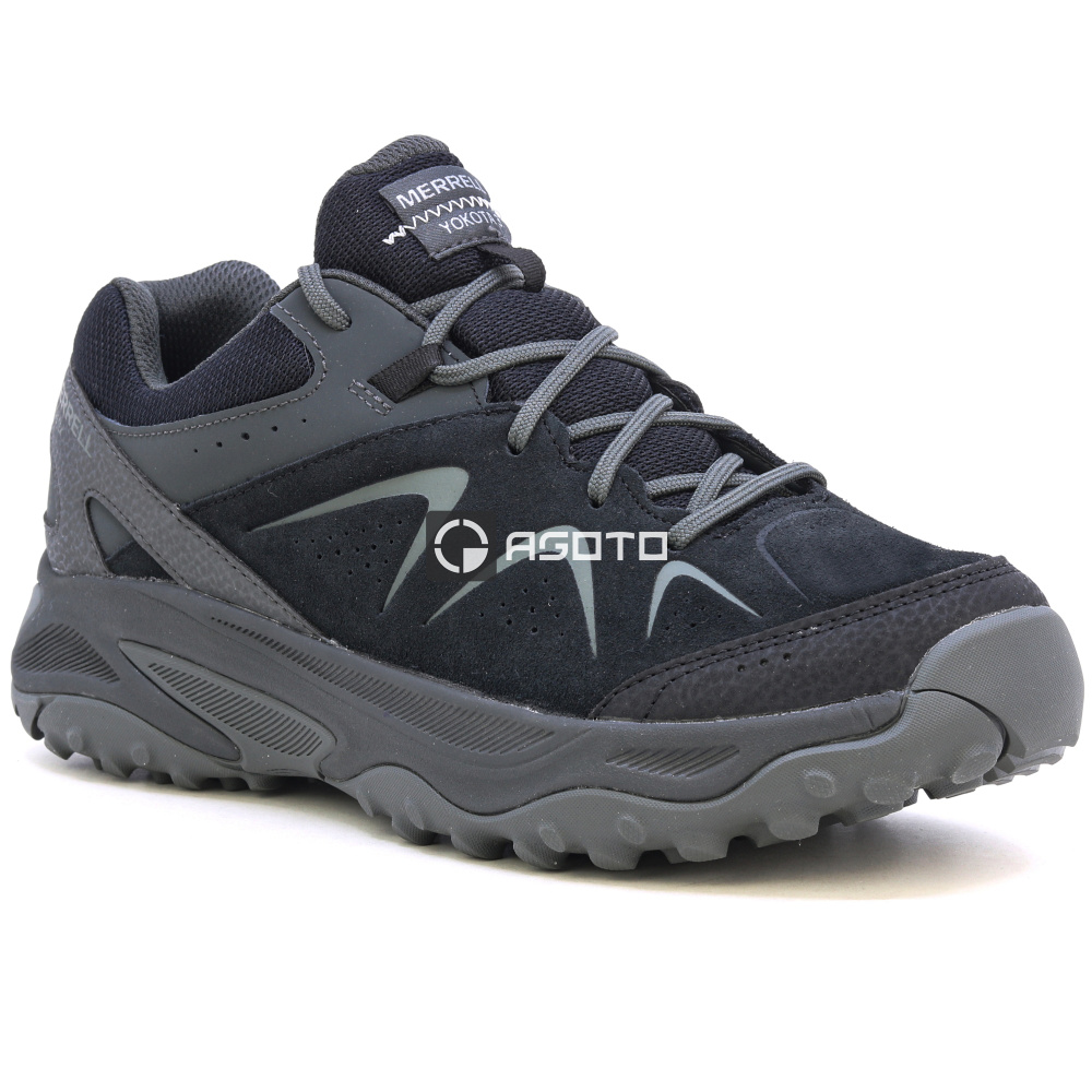 részlet MERRELL YOKOTA 3 GTX black trekking cipők