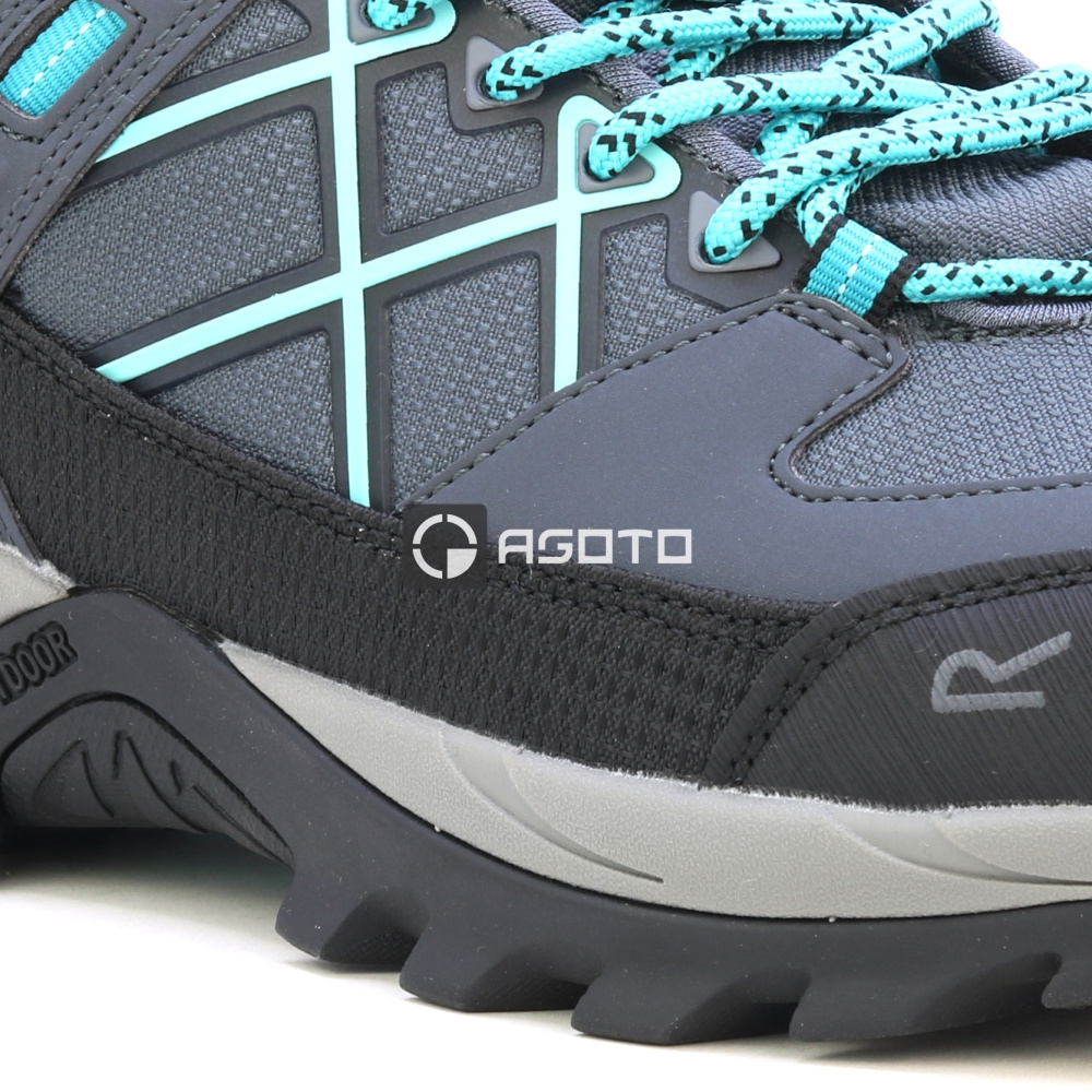 részlet REGATTA Samaris III Low szürke női outdoor túracipő Isotex membránnal