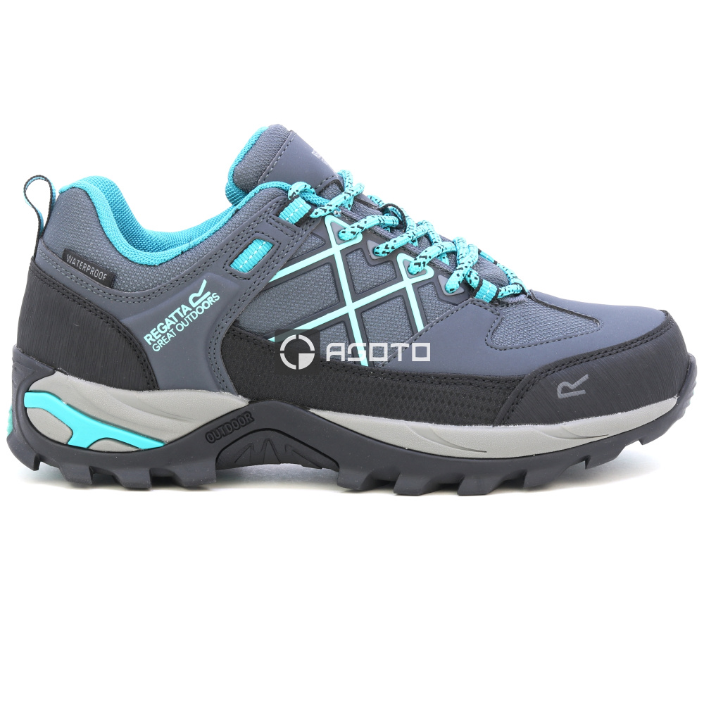 részlet REGATTA Samaris III Low szürke női outdoor túracipő Isotex membránnal