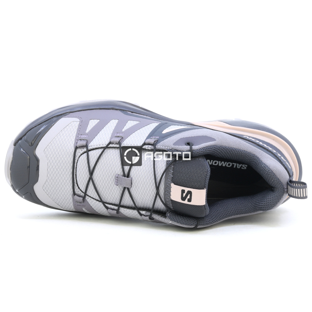 részlet SALOMON X ULTRA 360 W Gull/Nine szürke női outdoor cipő, kényelmes hegyekbe