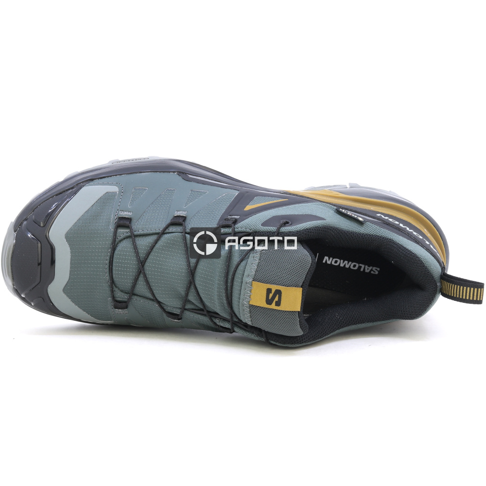 részlet SALOMON X ULTRA 360 GTX szürke férfi outdoor cipő Gore-Tex® membránnal