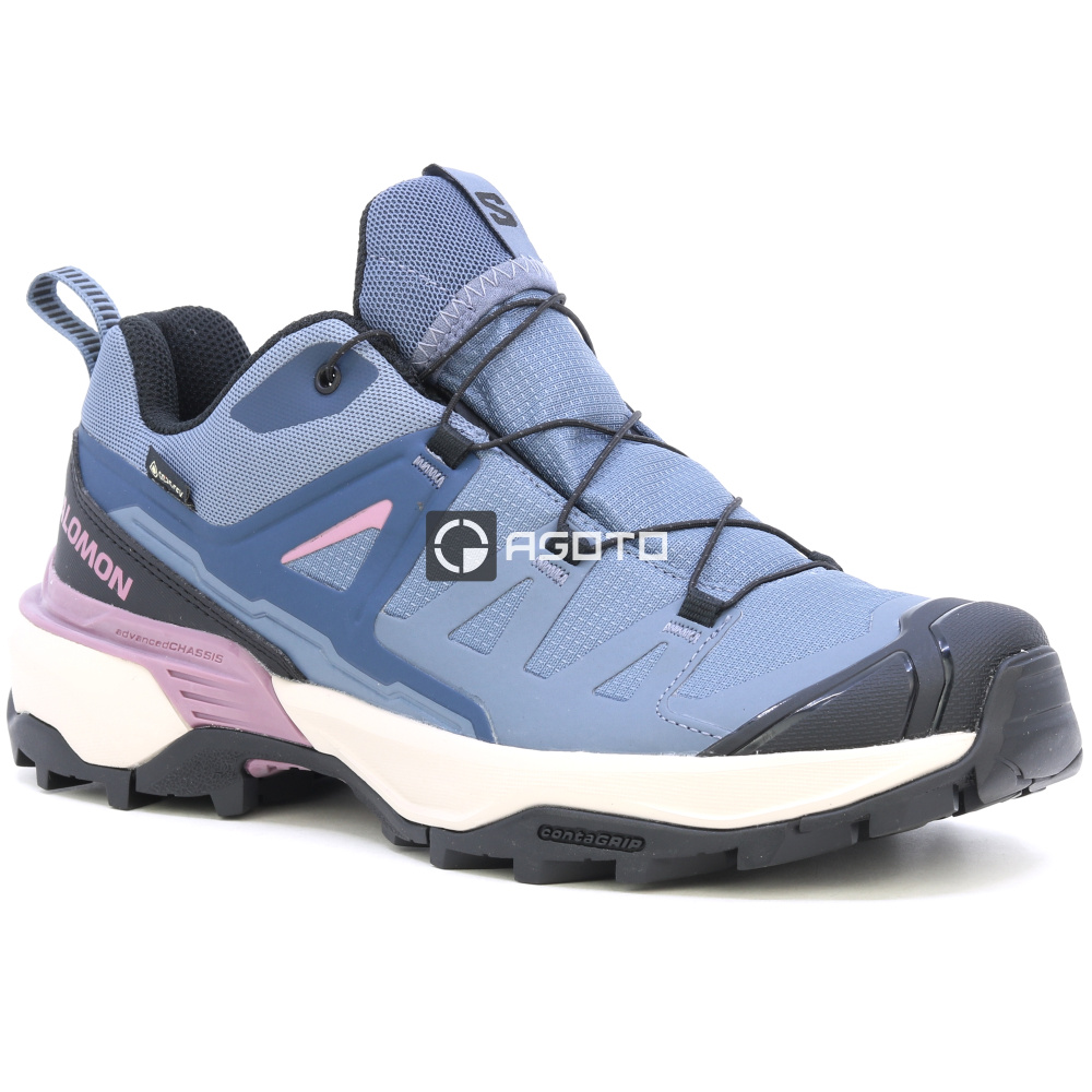 részlet SALOMON X Ultra 360 GTX W kék női outdoor cipő Gore-Tex® membránnal