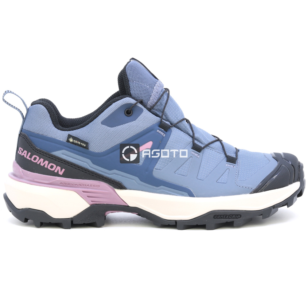 részlet SALOMON X Ultra 360 GTX W kék női outdoor cipő Gore-Tex® membránnal