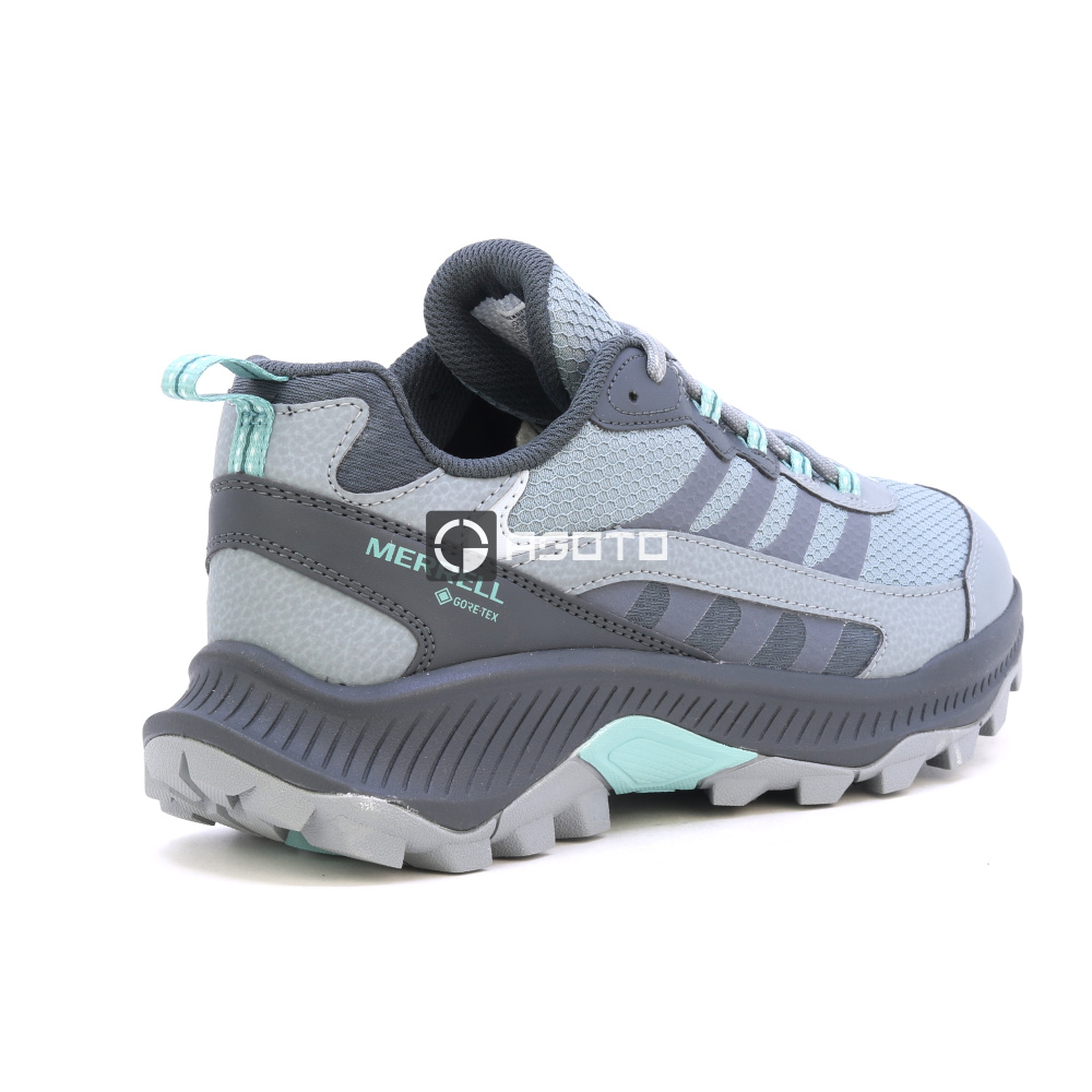 részlet MERRELL SPEED STRIKE 2 GTX zöld női outdoor cipő Gore-Tex® membránnal