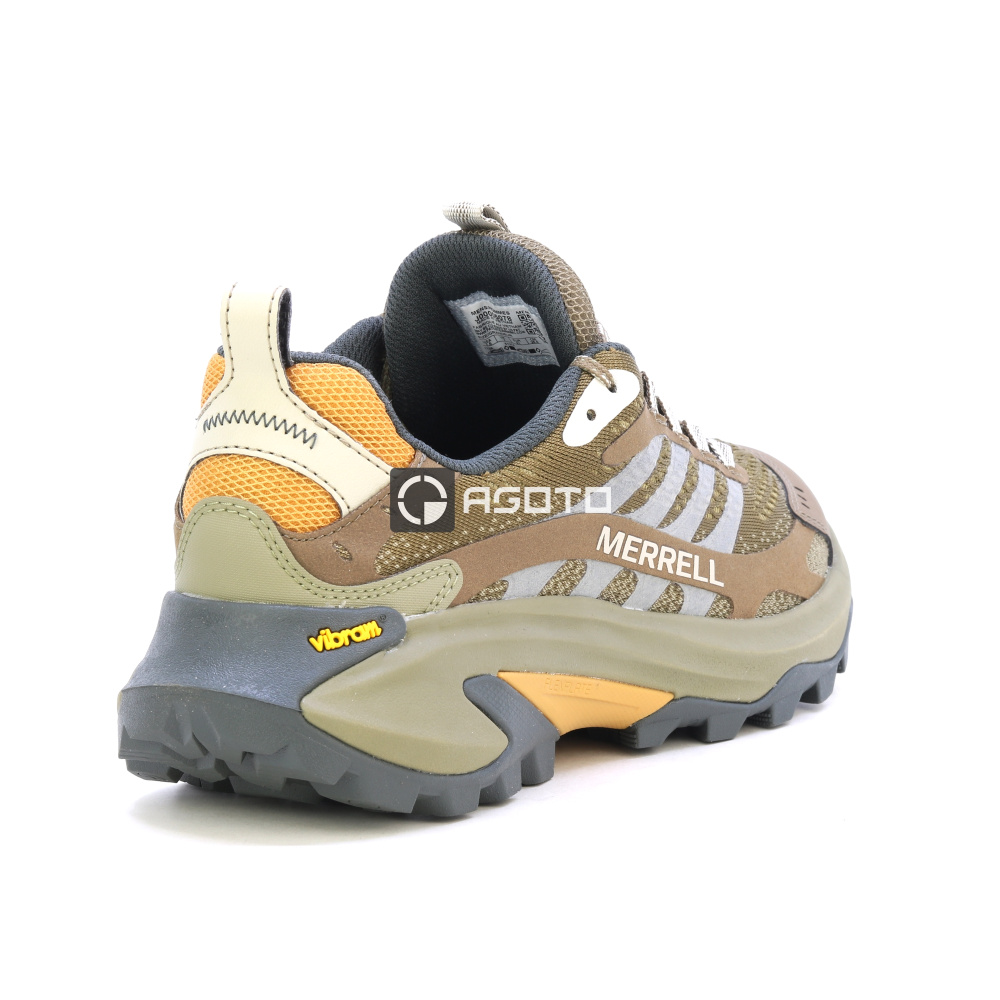 részlet MERRELL Moab Speed 2 barna férfi outdoor cipő könnyű és jól szellőző + Vibram®