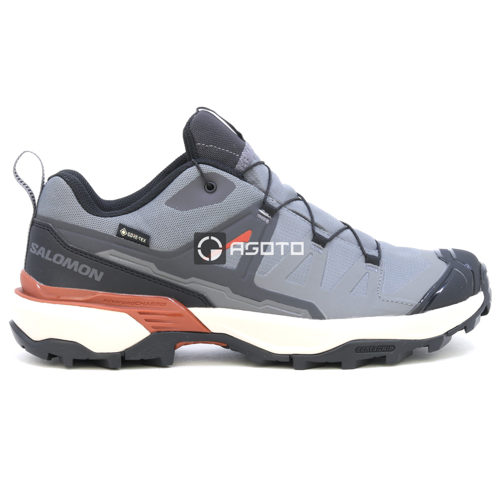 részlet SALOMON X ULTRA 360 GTX szürke férfi outdoor cipő Gore-Tex® membránnal