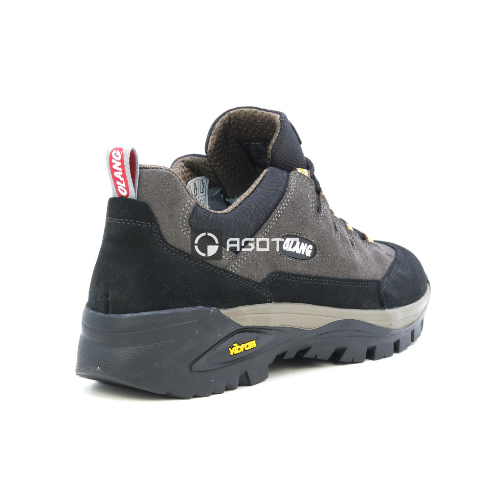 részlet OLANG Biella 896 barna férfi outdoor cipő valódi bőrből, kényelmes és könnyű