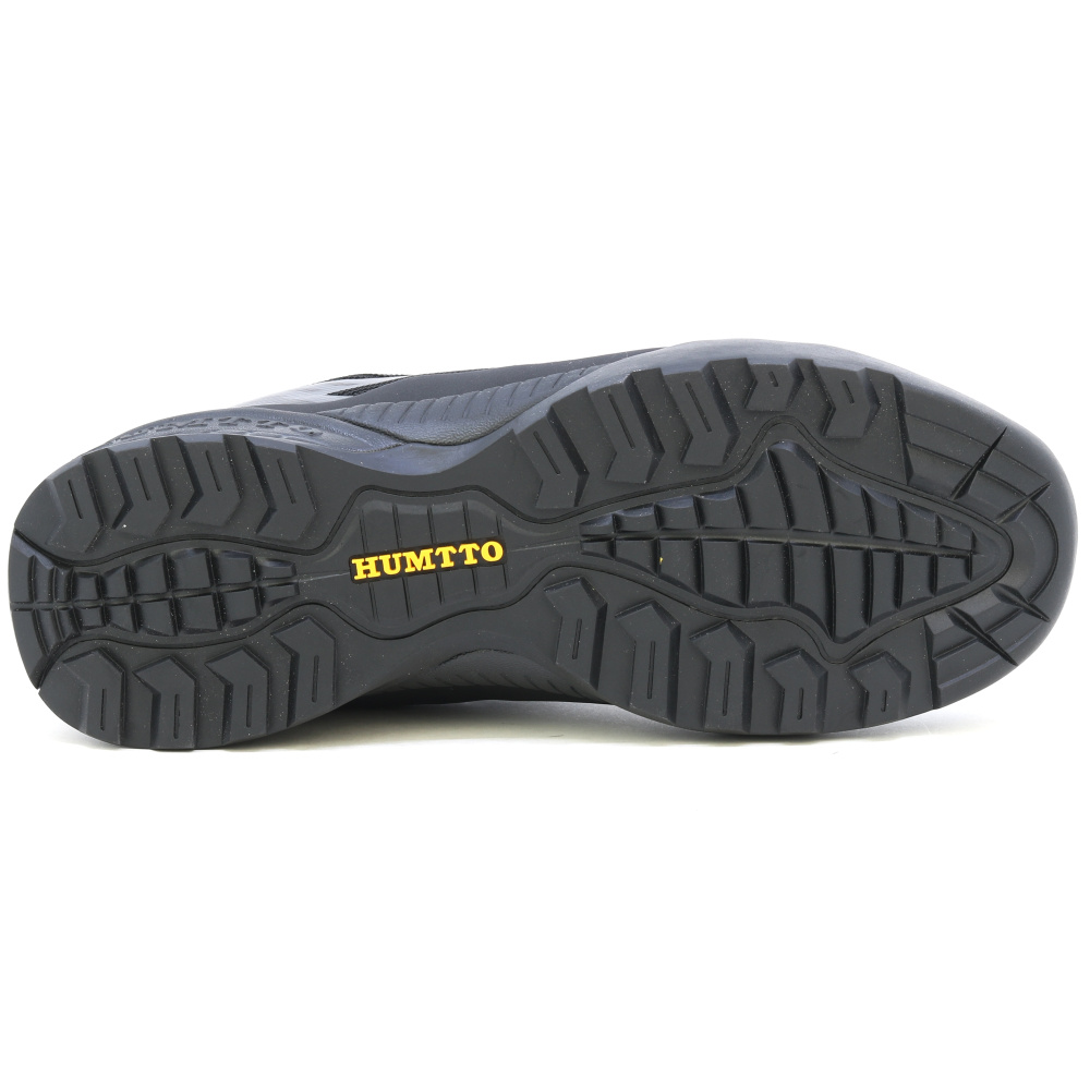 részlet HUMTTO Dexter szürke férfi bőr outdoor cipő, kényelem nehéz terepen
