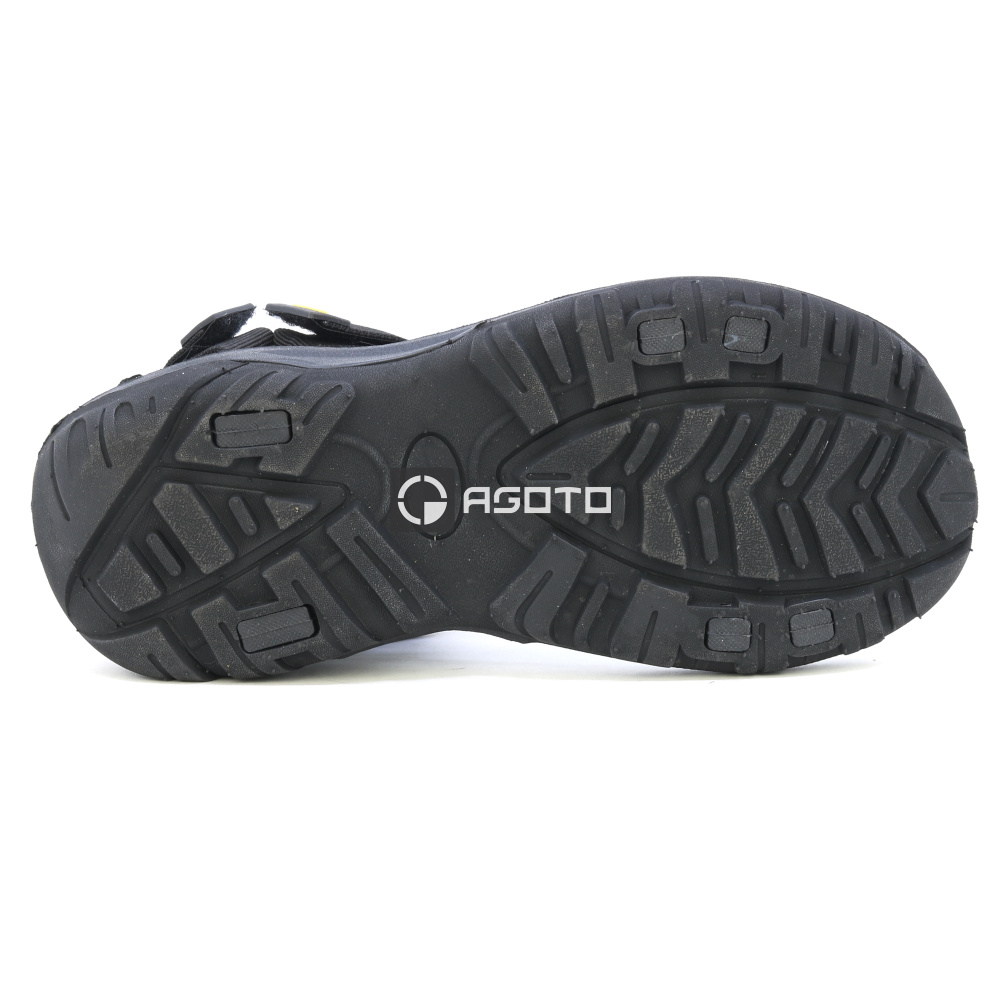 részlet GRISPORT Sasso 60 fekete férfi outdoor szandál, strapabíró terephasználatra és r