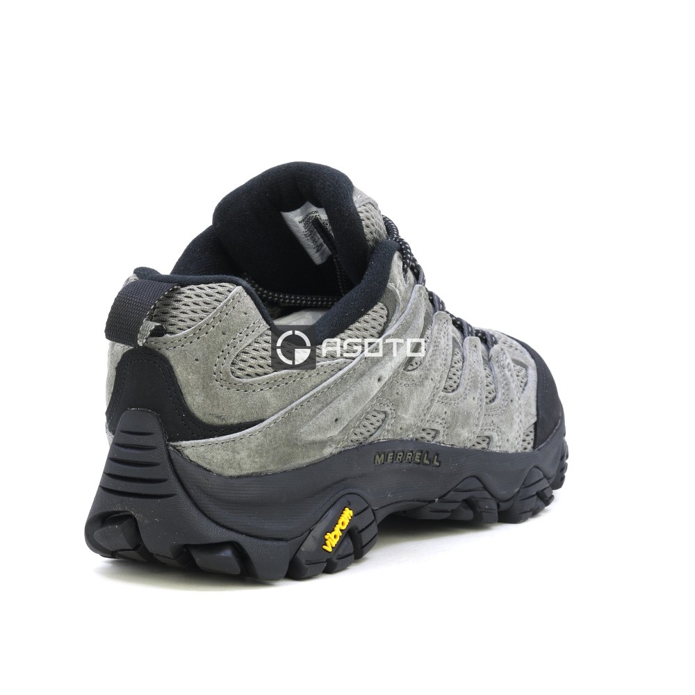 részlet MERRELL MOAB 3 M Talus/Black szürke férfi bőr túracipő, kényelmes