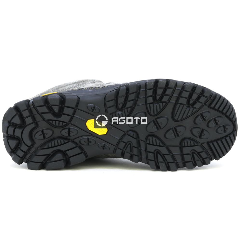 részlet MERRELL MOAB 3 M Talus/Black szürke férfi bőr túracipő, kényelmes