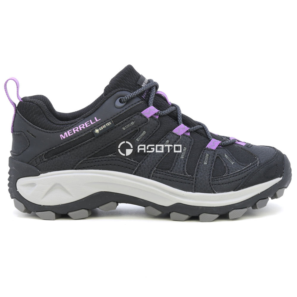 részlet MERRELL Claypool 2 Sport GTX fekete női túracipő, Gore-Tex® membrán