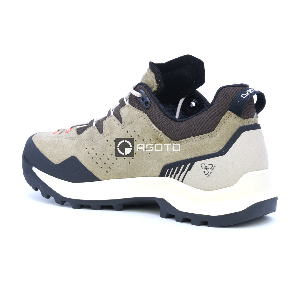 részlet LOWA Explorer GTX bézs férfi bőr outdoor cipő GORE-TEX membránnal