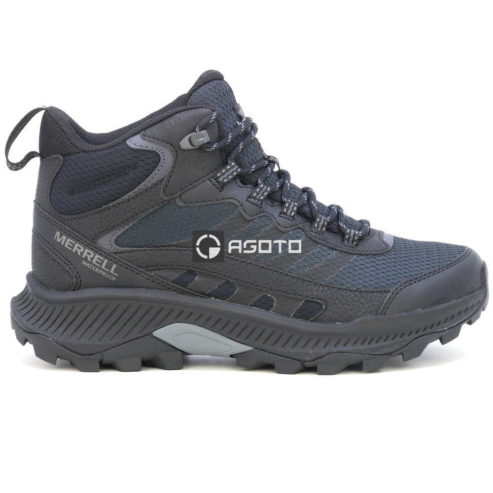 részlet MERRELL SPEED STRIKE 2 MID WP black trekking cipő