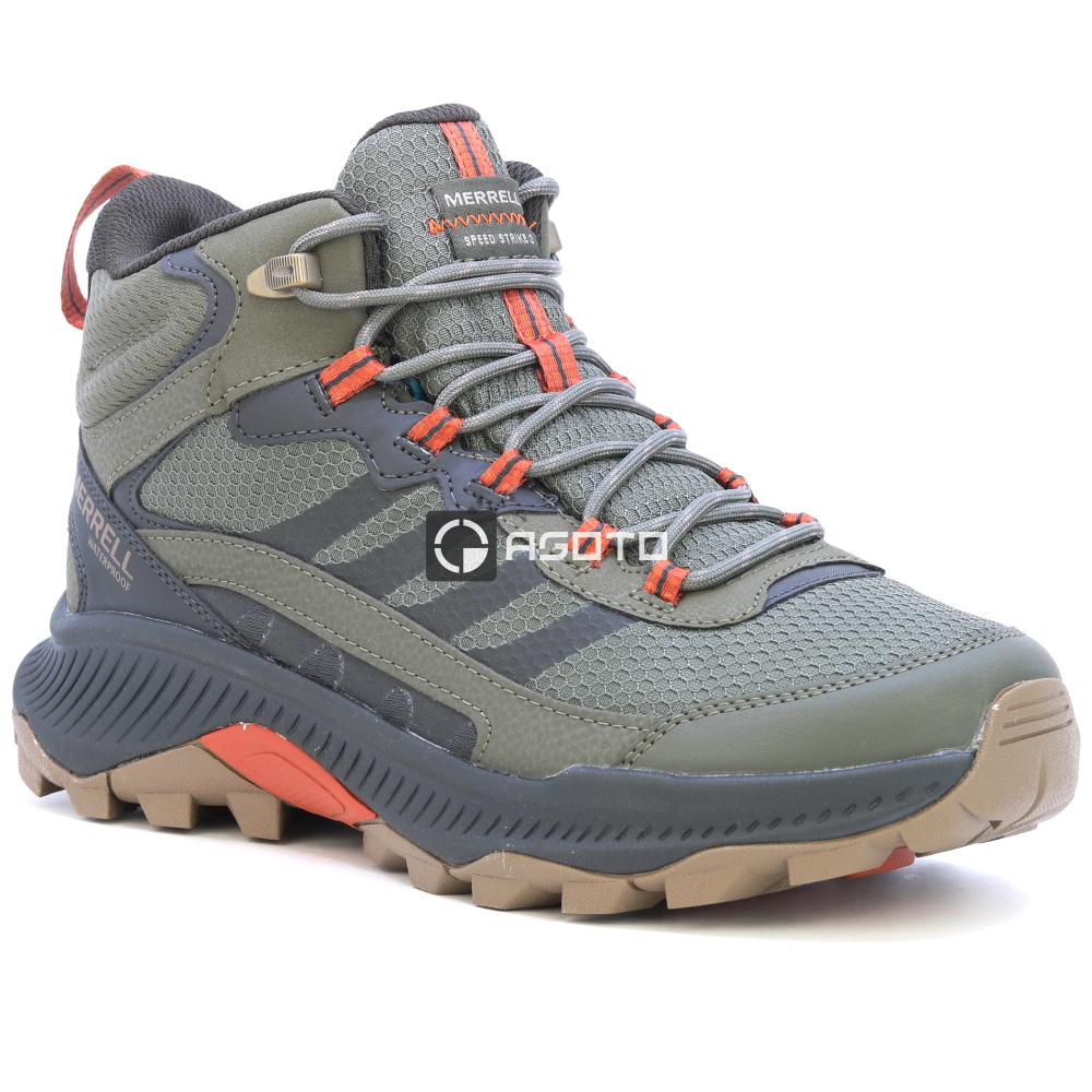 részlet MERRELL SPEED STRIKE 2 MID WP black trekking cipő