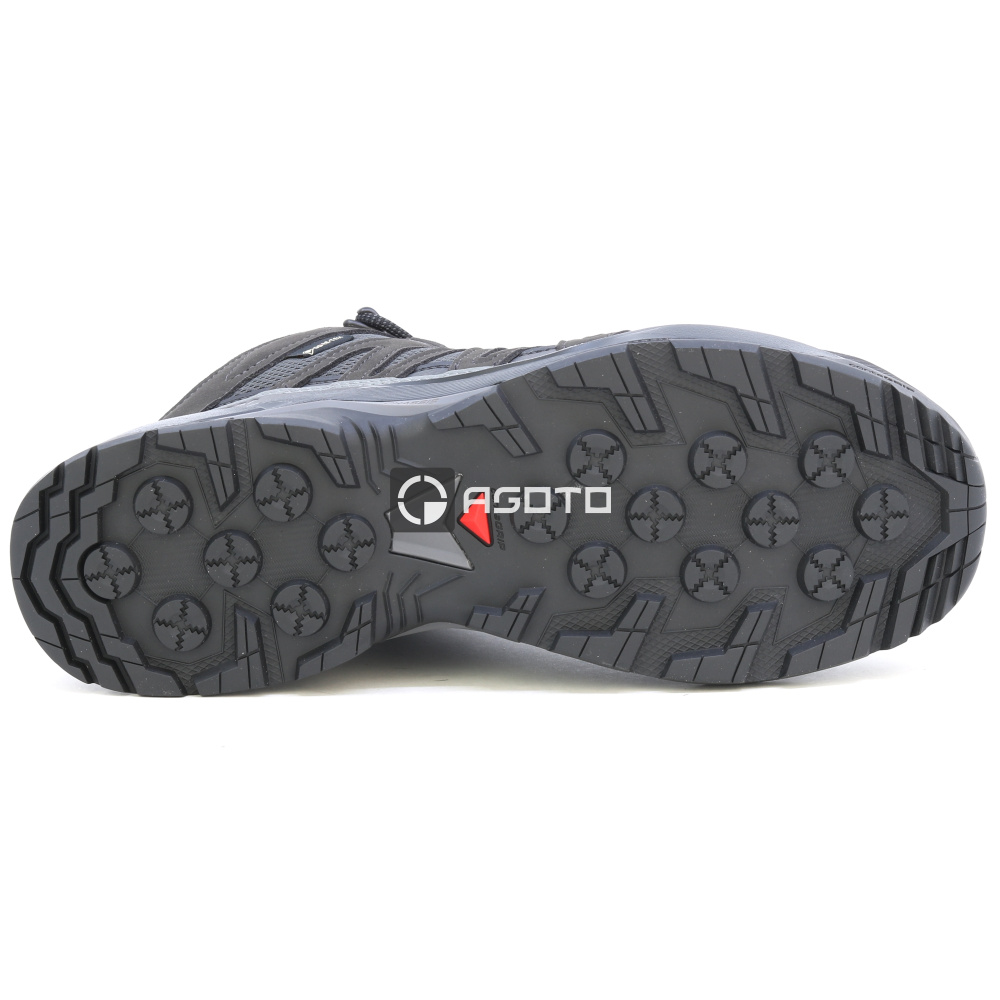 részlet SALOMON X-Adventure Recon GTX Mid membrán Gore-Tex® trekking cipő