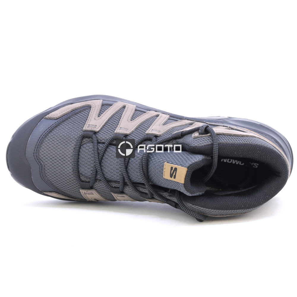 részlet SALOMON X-Adventure Recon GTX Mid membrán Gore-Tex® trekking cipő