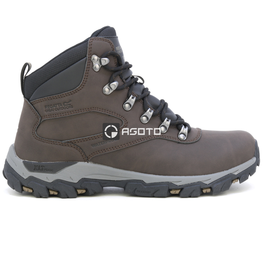 részlet REGATTA Holcombe Classic barna férfi száras outdoor cipő Isotex membránnal