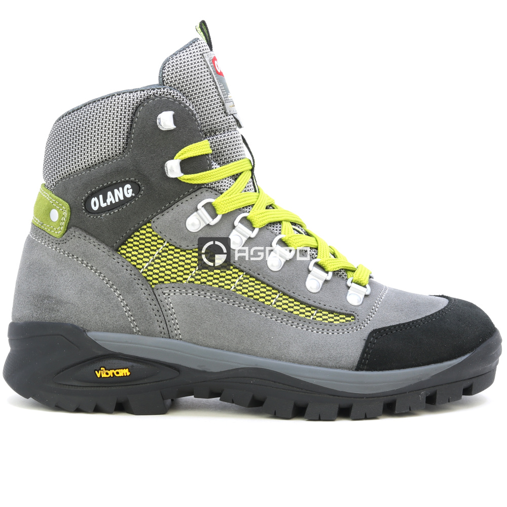 részlet OLANG Tarvisio 822 szürke női kényelmes bőr outdoor cipő membránnal