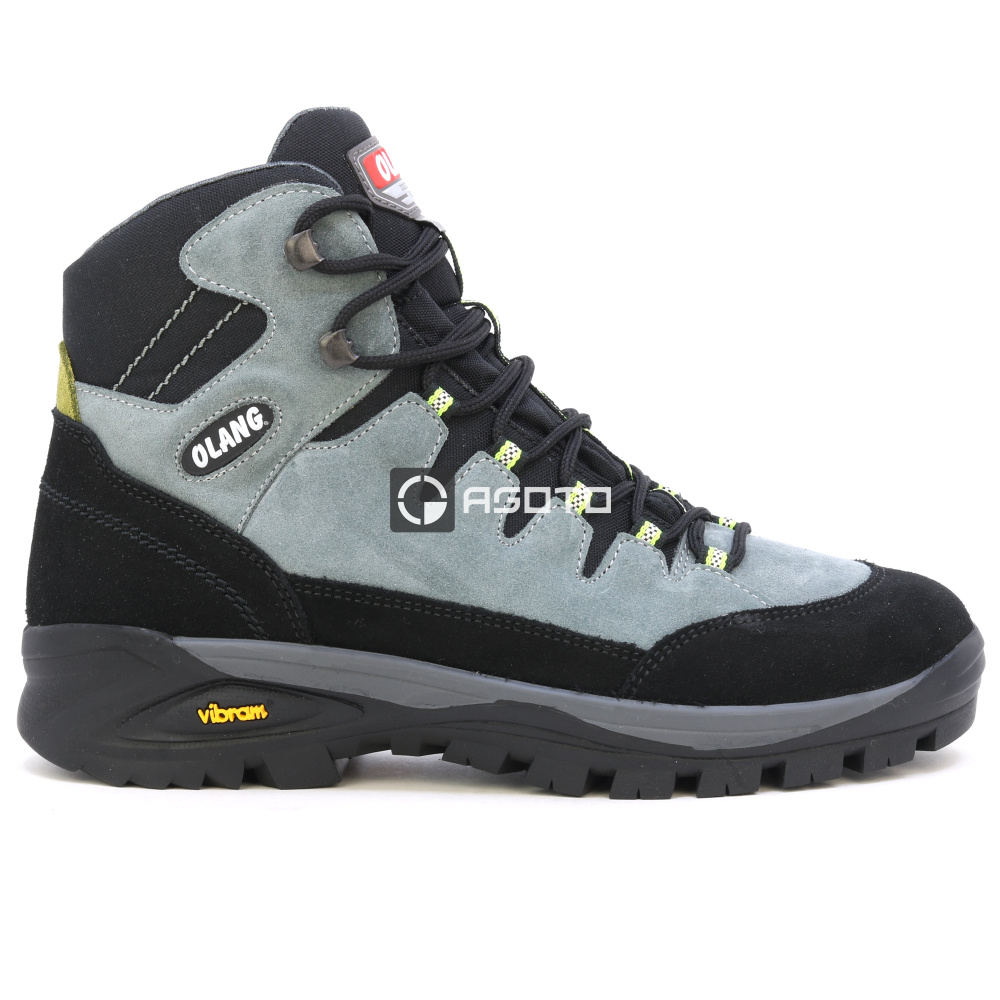 részlet OLANG Badia 906 szürke férfi kényelmes bőr outdoor cipő membránnal