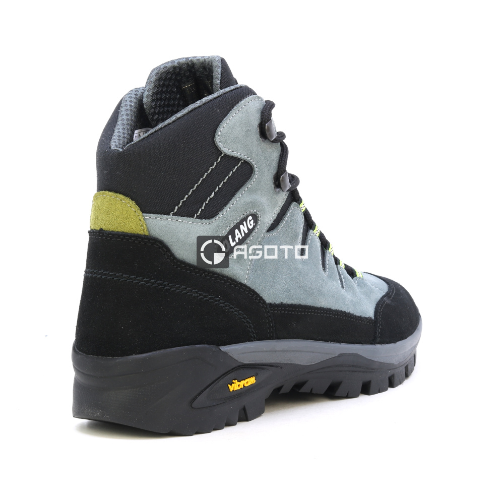 részlet OLANG Badia 906 szürke férfi kényelmes bőr outdoor cipő membránnal