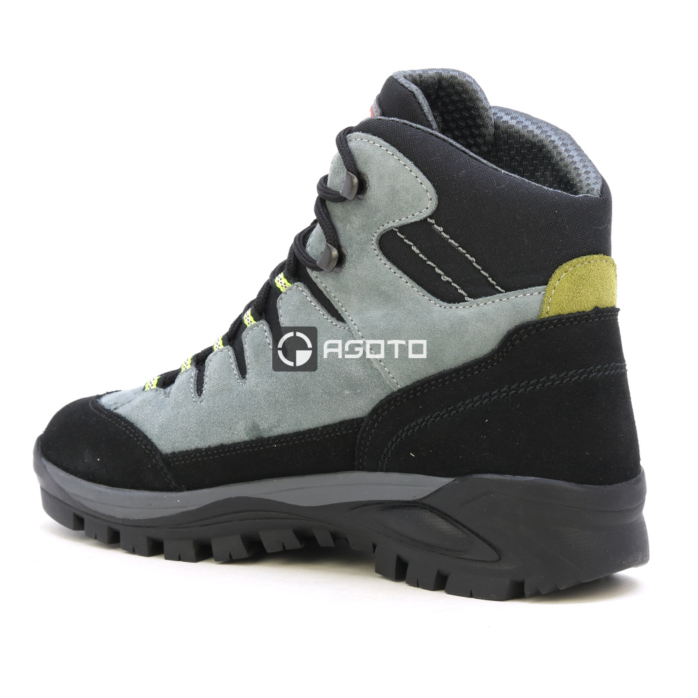 részlet OLANG Badia 906 szürke férfi kényelmes bőr outdoor cipő membránnal