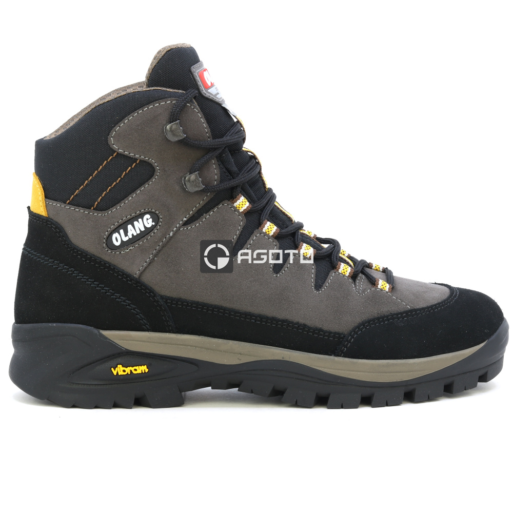 részlet OLANG Badia 896 barna férfi kényelmes bőr outdoor cipő membránnal