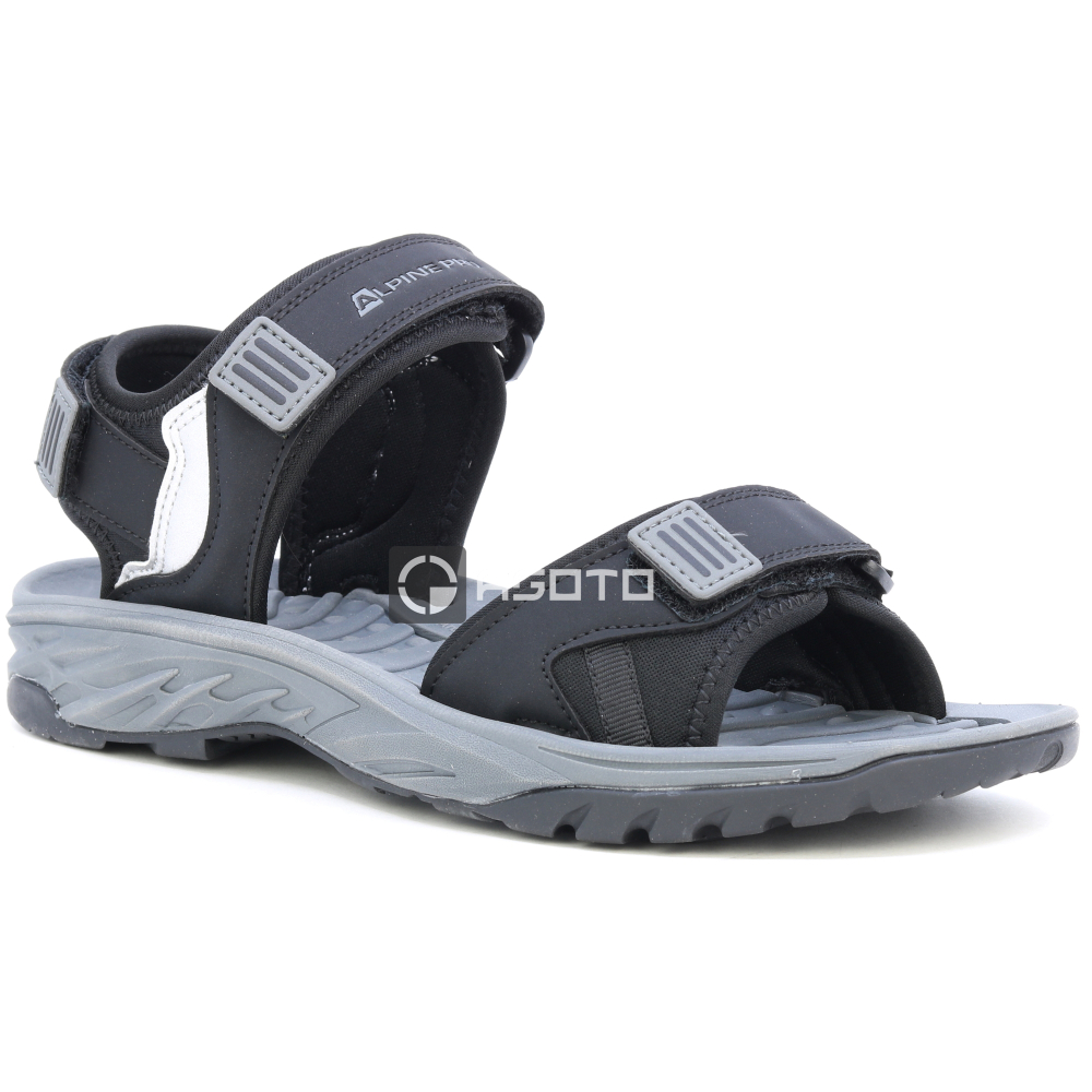 részlet ALPINE PRO Torres černý pánský outdoor sandál