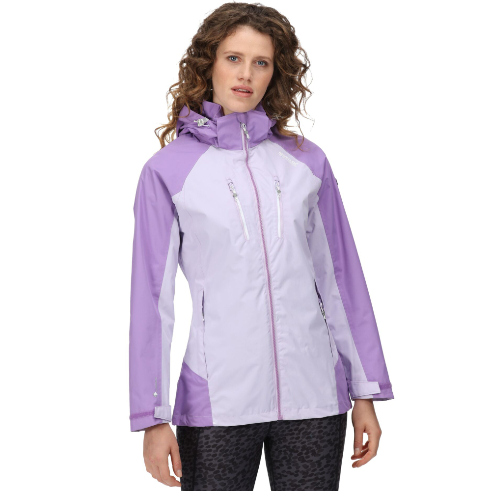 részlet REGATTA Calderdale IV fialová dámská outdoor bunda + Isotex membrána