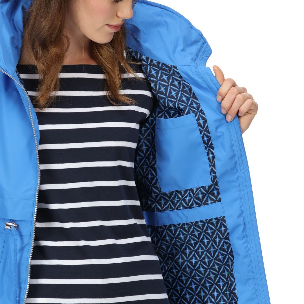 részlet REGATTA Nadira modrá dámská celoroční bunda + Membrána 5000 mm