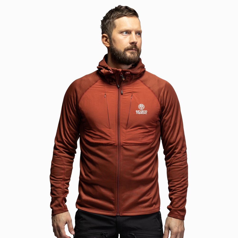 részlet Beyond Nordic Sweden férfi trekking kabát