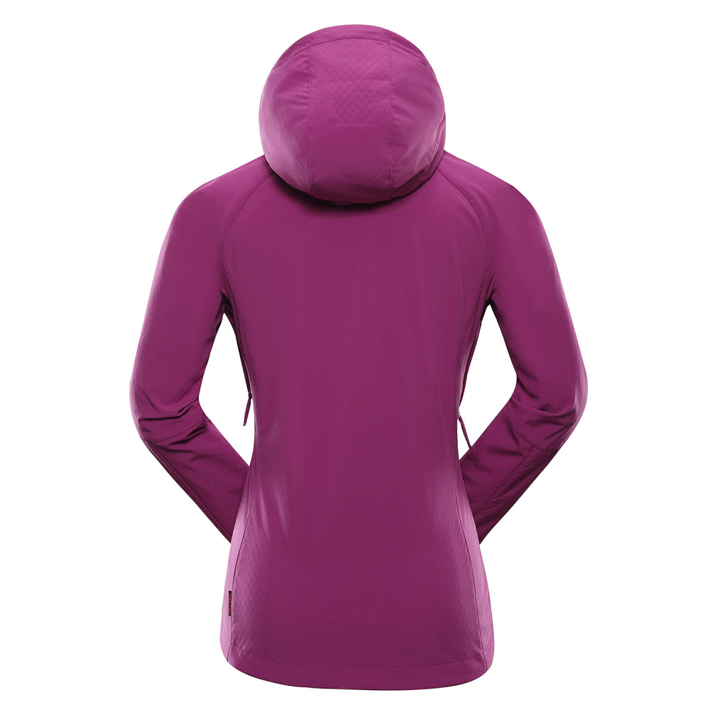 részlet ALPINE PRO Hoora softshell 8000 mm női kabát