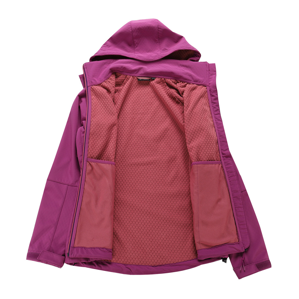 részlet ALPINE PRO Hoora softshell 8000 mm női kabát