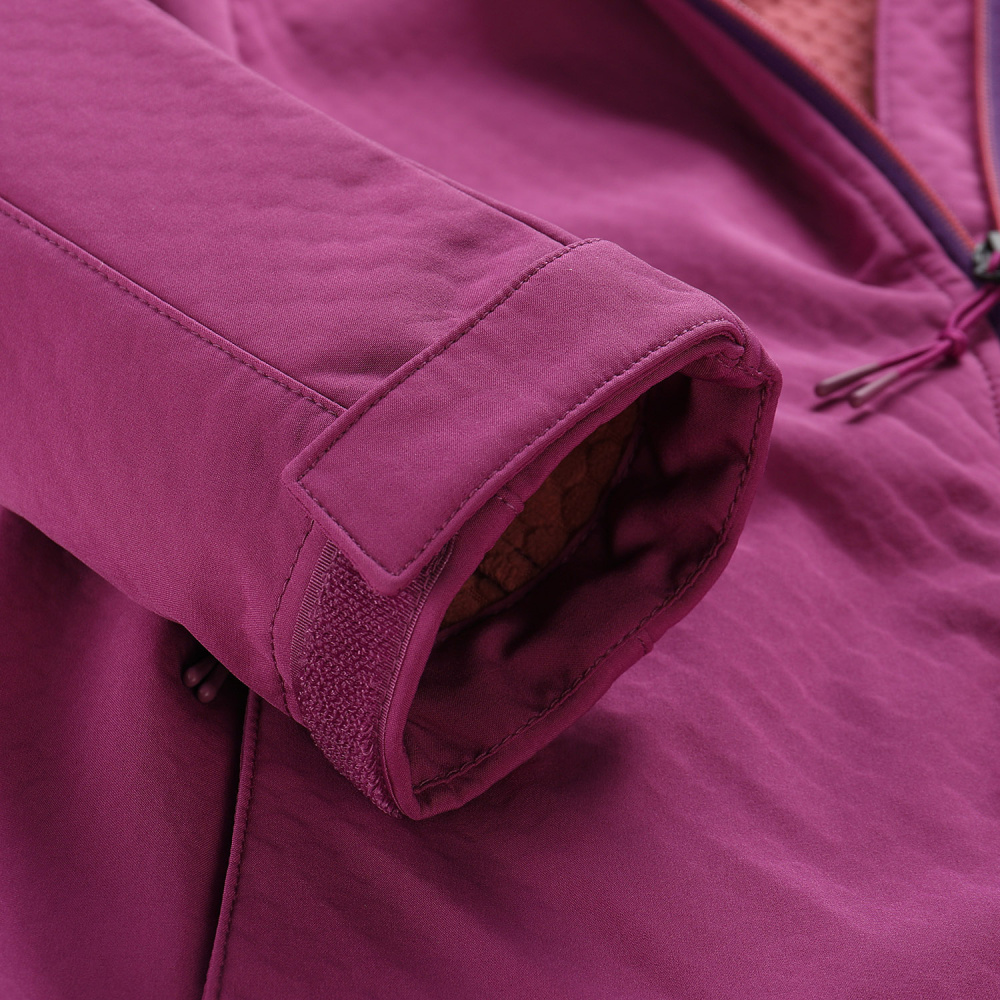 részlet ALPINE PRO Hoora softshell 8000 mm női kabát