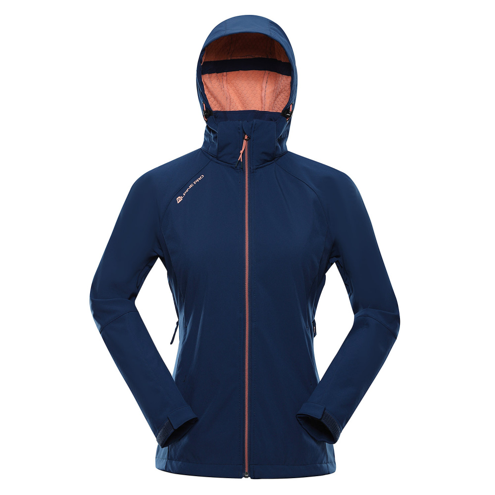 részlet ALPINE PRO Hoora softshell 8000 mm női kabát
