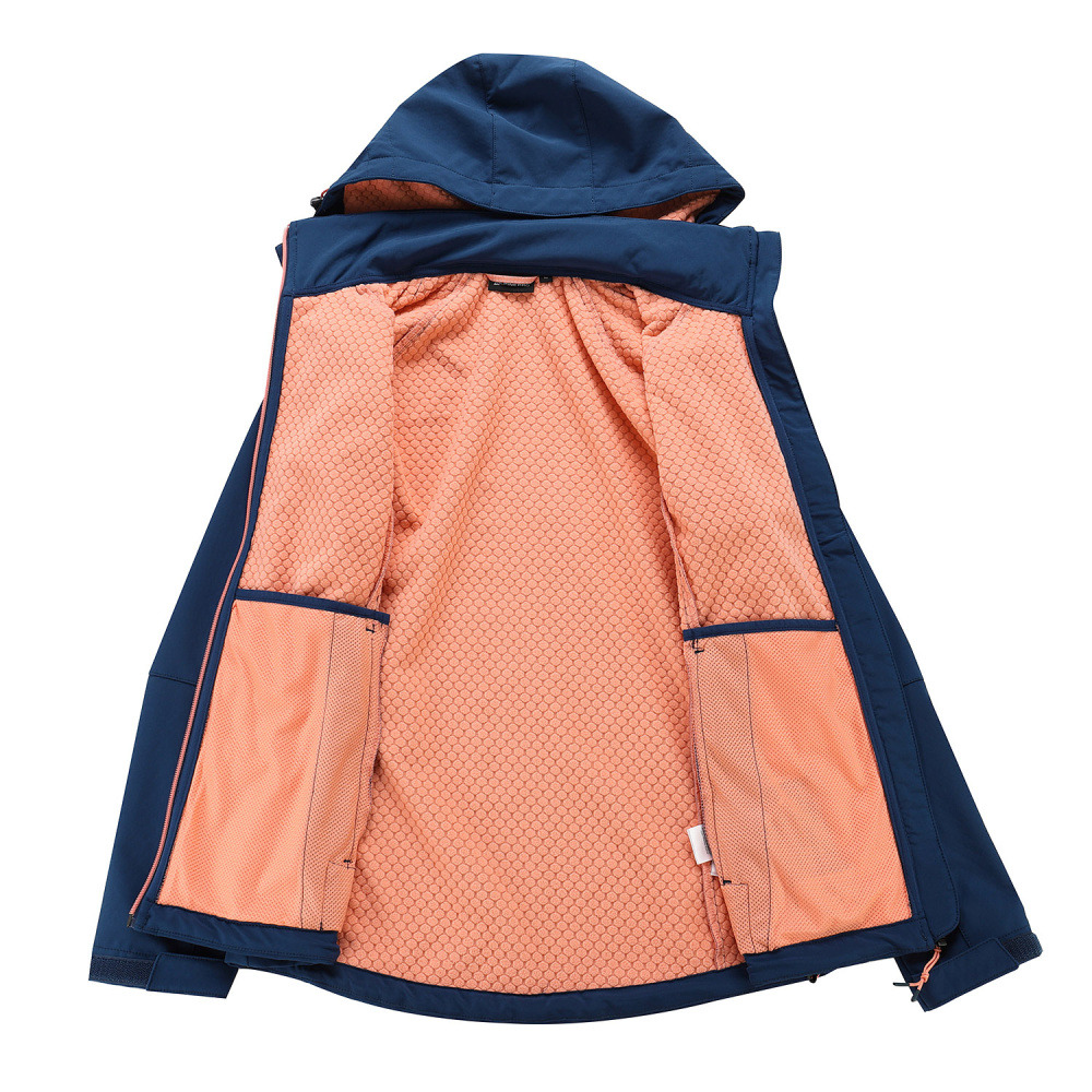 részlet ALPINE PRO Hoora softshell 8000 mm női kabát