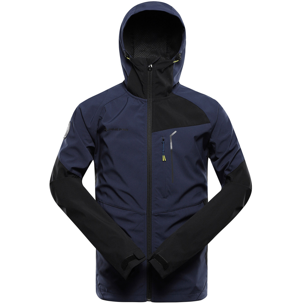 részlet ALPINE PRO Esprit membrane SOFT-SHELL WINDBARRIER 8000 mm trekking kabát