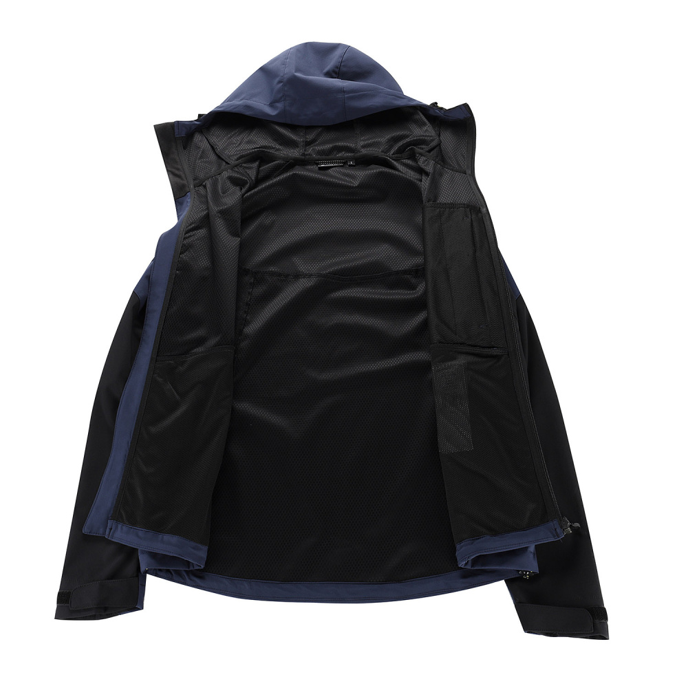 részlet ALPINE PRO Esprit membrane SOFT-SHELL WINDBARRIER 8000 mm trekking kabát