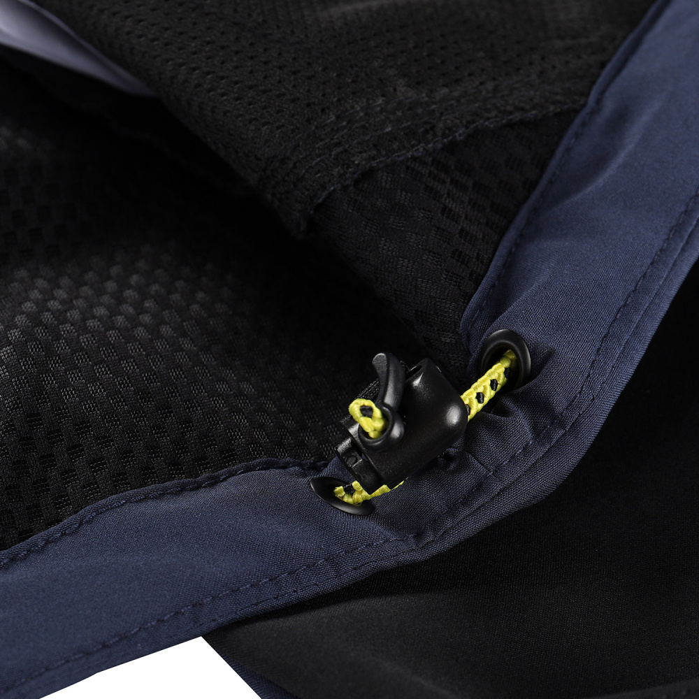 részlet ALPINE PRO Esprit membrane SOFT-SHELL WINDBARRIER 8000 mm trekking kabát