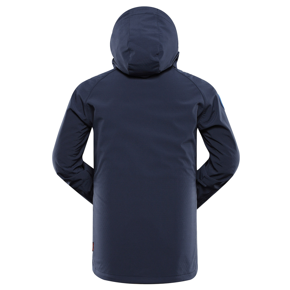 részlet ALPINE PRO Hoor membrane SOFT-SHELL WINDBARRIER DWR 8000 mm trekking kabát
