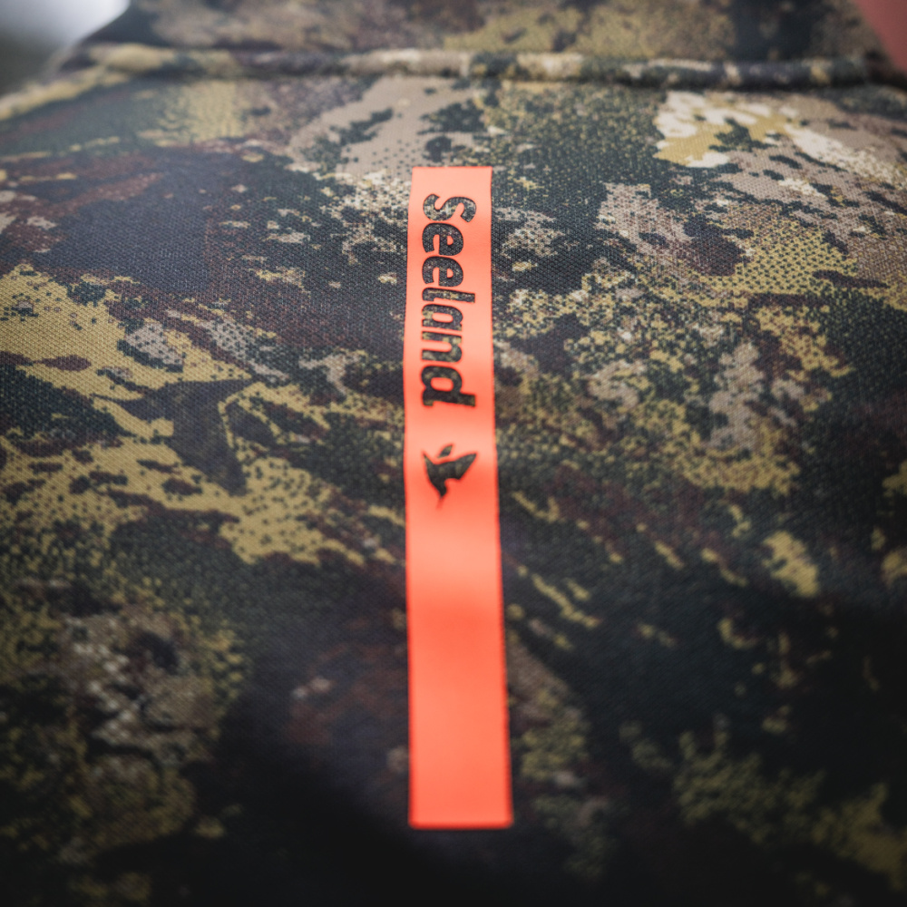 részlet SEELAND Denmark Tidal Camo férfi outdoor kabát terepmintás, kényelmes, rugalmas