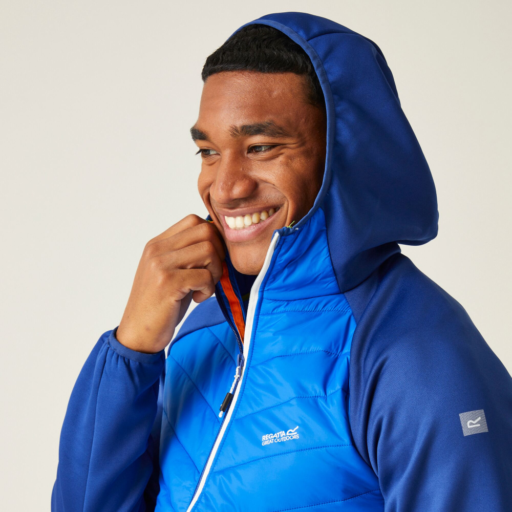 részlet REGATTA Andreson VIII Hybrid kék férfi outdoor dzseki egész évre