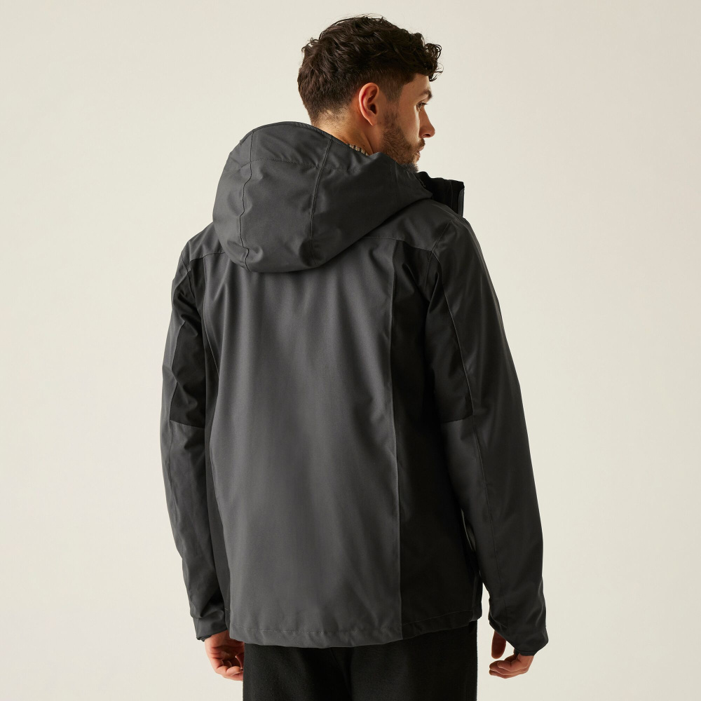 részlet REGATTA Birchdale II szürke férfi outdoor kabát Isotex membránnal, 10 000 mm víz