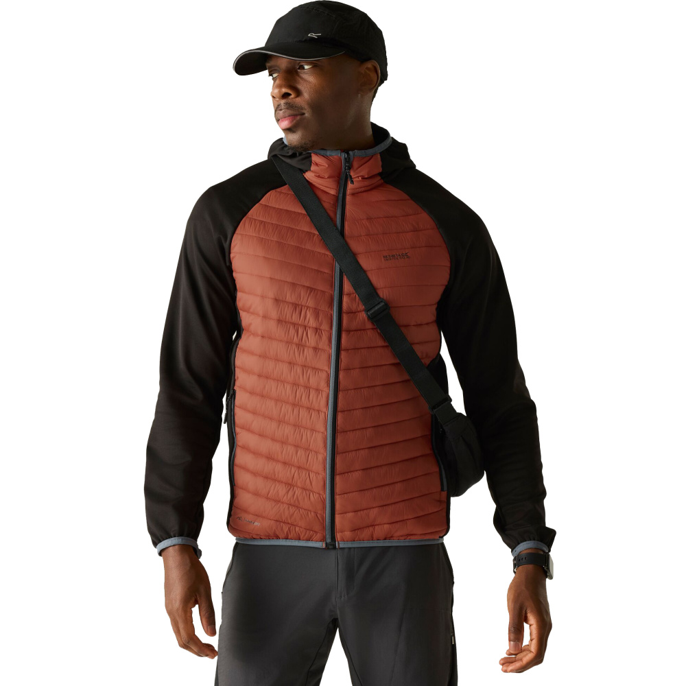 részlet Regatta Andreson Hybrid piros férfi outdoor kabát, praktikus, egész éves használ