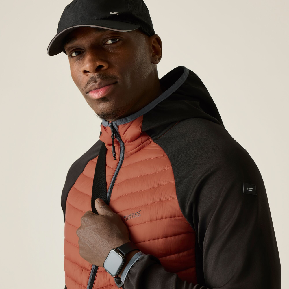 részlet Regatta Andreson Hybrid piros férfi outdoor kabát, praktikus, egész éves használ