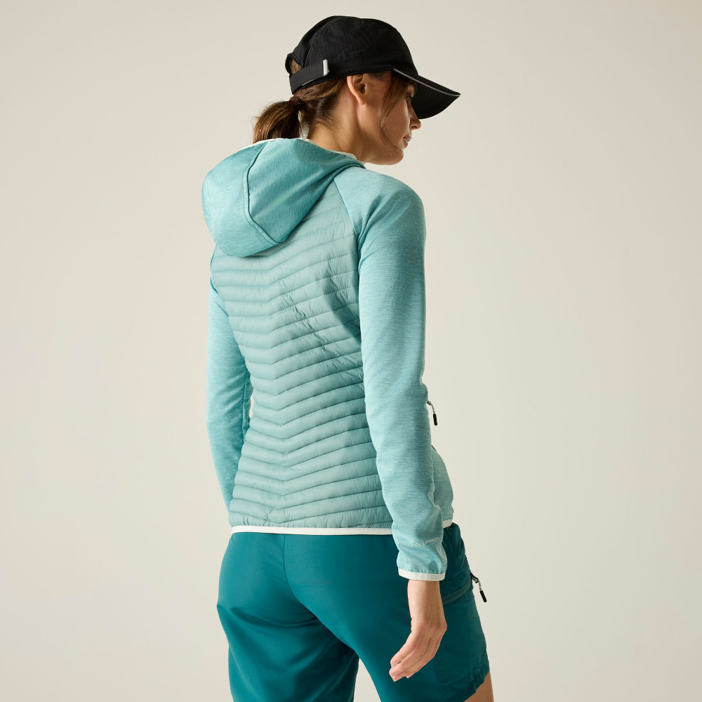 részlet REGATTA Andreson Hybrid zöld női outdoor egész éves kényelmes kabát