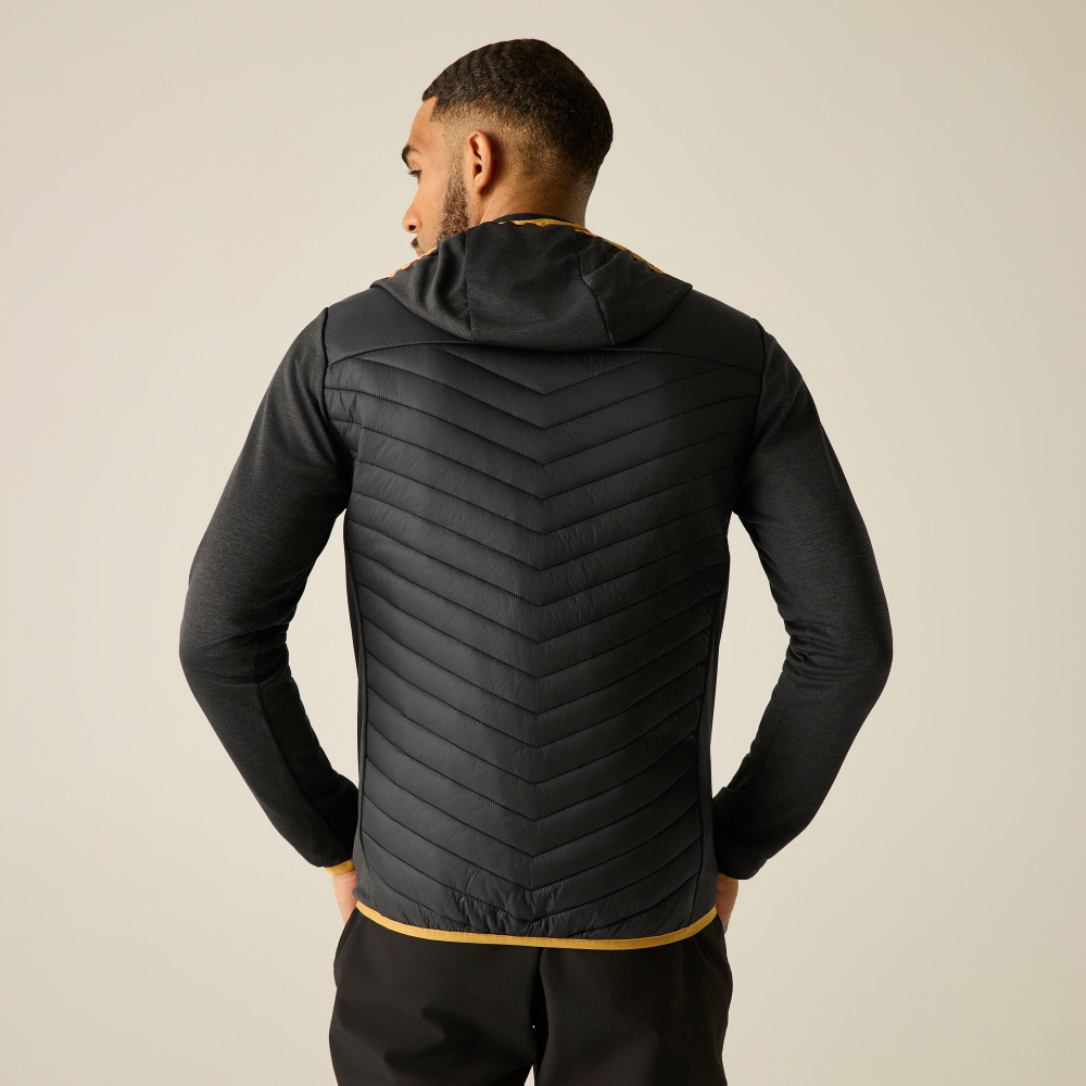 részlet REGATTA Andreson Hybrid fekete férfi egész éves outdoor dzseki