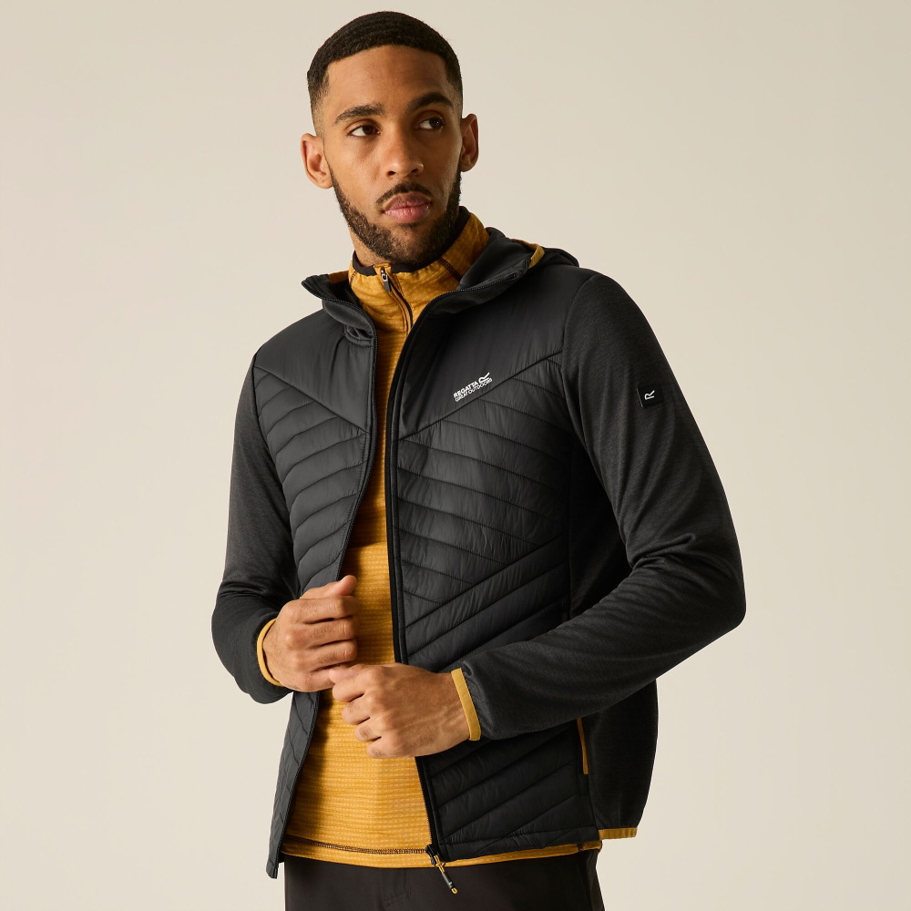 részlet REGATTA Andreson Hybrid fekete férfi egész éves outdoor dzseki