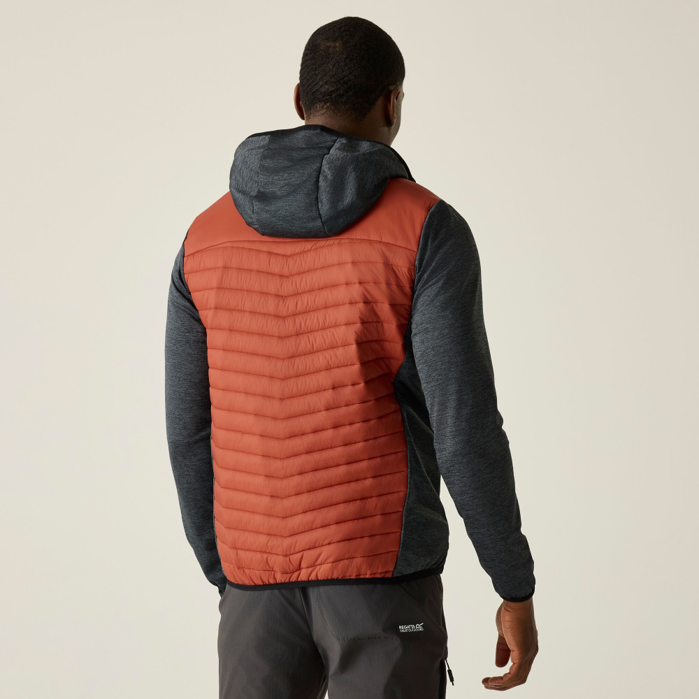 részlet REGATTA Andreson Hybrid piros férfi outdoor dzseki